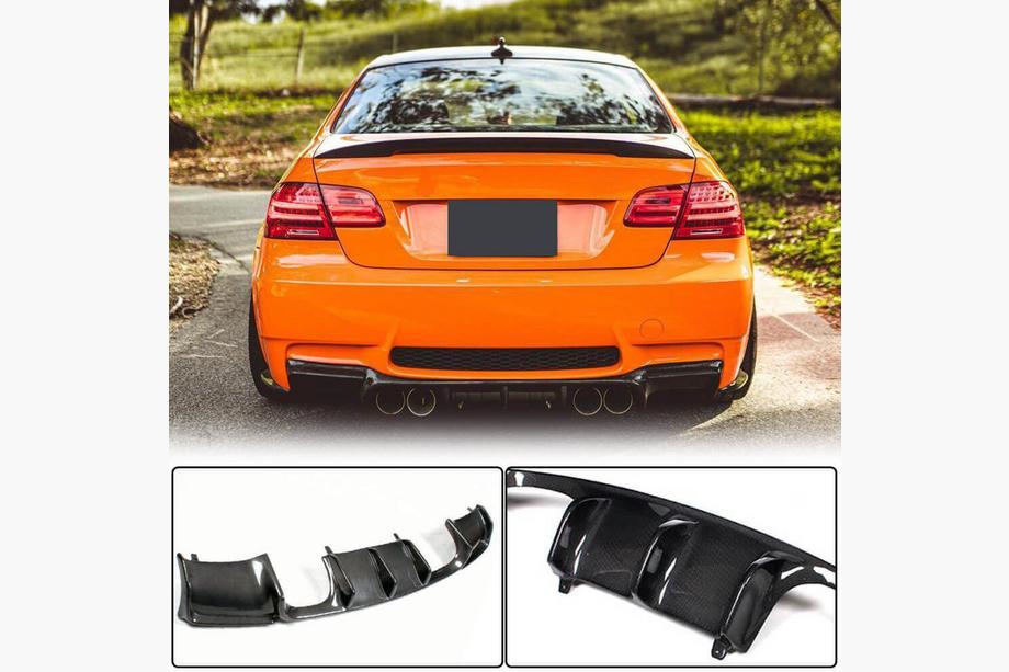 BMW 3 Series E90/E91 2005-2011 Dyfuzor tylnego zderzaka V-Style (do M3, Carbon) Image