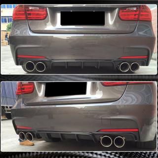 Dyfuzor Tylnego Zderzaka V4 (do F30 M-Sport, Carbon) BMW 3 Series F30/F31 2012-2019 zdjęcia 4