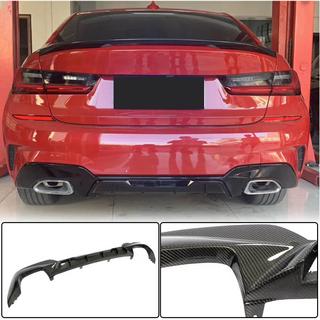 Dyfuzor Tylny V4 do M-Sport 2018-2022, Carbon BMW 3 Series G20/G21 2018- zdjęcia 1