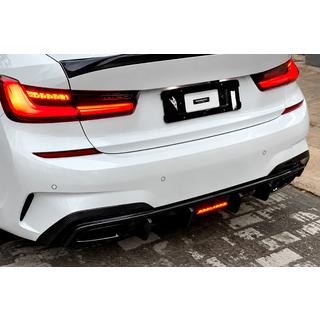 Dyfuzor tylnego zderzaka V6 (do M-Sport 2018-2022, Carbon) BMW 3 Series G20/G21 2018- zdjęcia 1