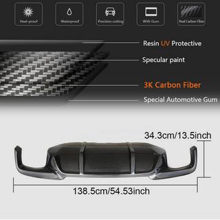 Dyfuzor Tylny V1 do F10 M-Sport, Carbon BMW 5 Series F10/F11 2010–2016 zdjęcia 4