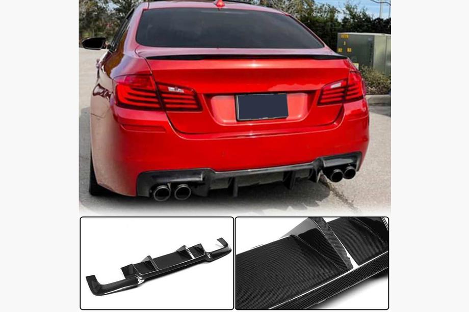 BMW 5 Series F10/F11 2010–2016 Dyfuzor Tylny V1 do F10 M5, Carbon Zdjęcia 1