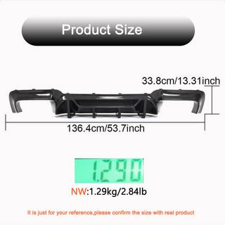 Dyfuzor Tylny V3 do F10 M5, Karbon BMW 5 Series F10/F11 2010–2016 zdjęcia 4