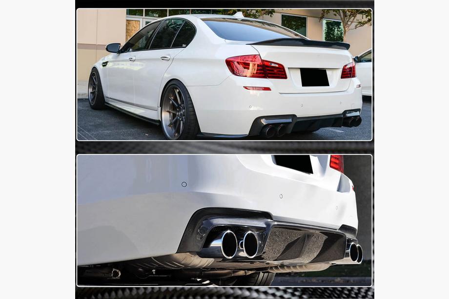 BMW 5 Series F10/F11 2010–2016 Dyfuzor Tylny V4 do F10 M5, Carbon Zdjęcia 3