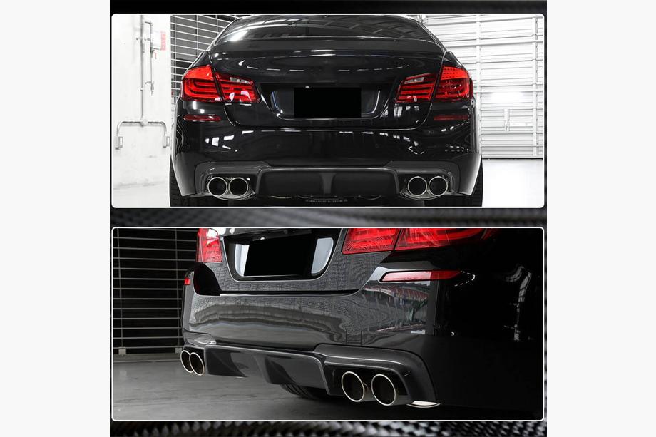BMW 5 Series F10/F11 2010–2016 Dyfuzor Tylny V4 do F10 M5, Carbon Zdjęcia 4