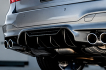 BMW Seria 5 G30/G31 2017–2023 Dyfuzor tylnego zderzaka V1 (do M5 F90, karbon) zdjęcia 5