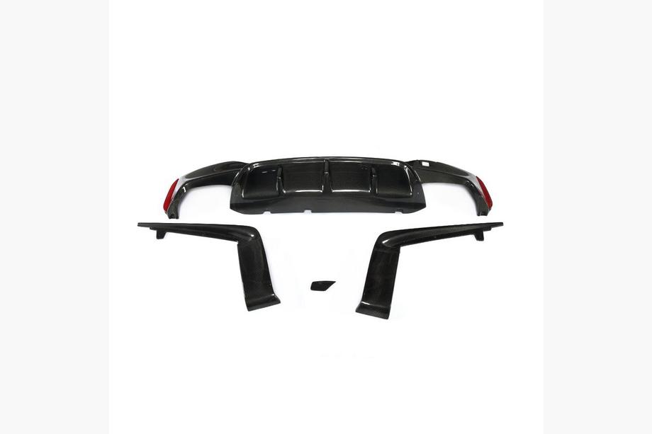 BMW Seria 5 G30/G31 2017–2023 Dyfuzor tylnego zderzaka V5 (do M-Sport/M5 F90, karbon) Image