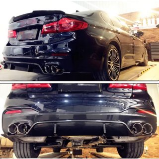 Dyfuzor tylnego zderzaka V6 (do M-Sport, karbon) zdjęcia 2