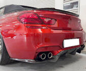 BMW 6 Series F12/F13/F06 2011-2018 Dyfuzor tylnego zderzaka FRP V2 (do M6) zdjęcia 3