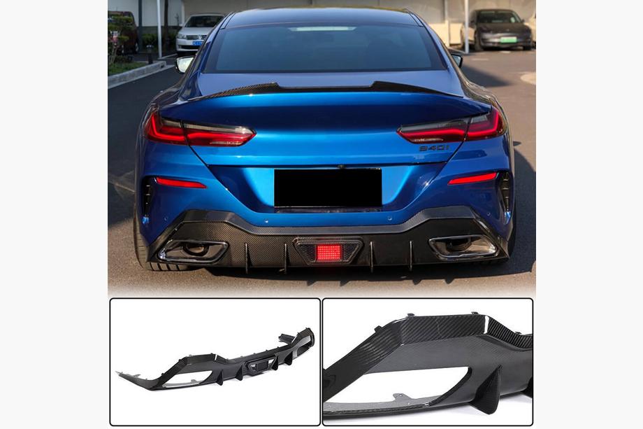 BMW 8 Series G14/G15/G16 2018- Dyfuzor Tylny V1 do G16 M-Sport, Carbon Image
