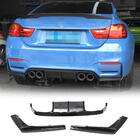 BMW 3 Series F30/F31 2012-2019 Dyfuzor Tylnego Zderzaka ABS V14 (do F80) zdjęcia 1