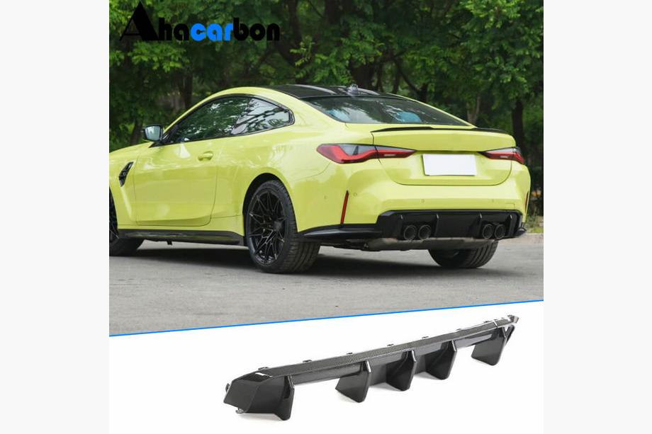 BMW 4 Series G22/23/26 2020- Dyfuzor Tylny V1 (do G82/G83, Carbon) Image
