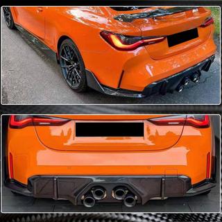 Dyfuzor Tylnego Zderzaka V2 (do G82/G83, Carbon) BMW 4 Series G22/23/26 2020- zdjęcia 3