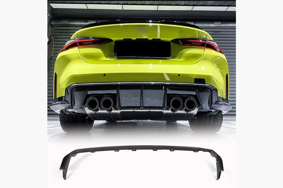 BMW 4 Series G22/23/26 2020- Dyfuzor Tylny V3 (do G82/G83, Carbon) Zdjęcia 1