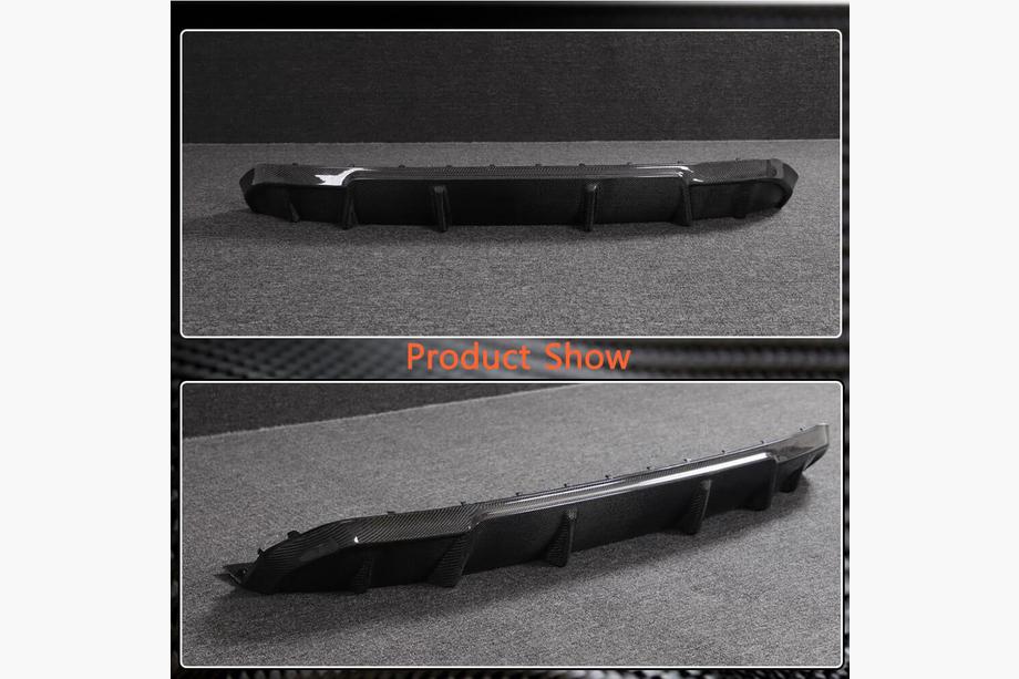 BMW 4 Series G22/23/26 2020- Dyfuzor Tylny V1 (do i4 G26 M-Sport, Carbon) Zdjęcia 2