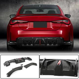 Dyfuzor Tylny V4 (do G82/G83, Carbon) BMW 4 Series G22/23/26 2020- zdjęcia 1