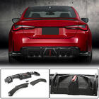 BMW 4 Series G22/23/26 2020- Dyfuzor tylnego zderzaka Suchy Karbon V5 (do G82/G83 2021+) zdjęcia 1