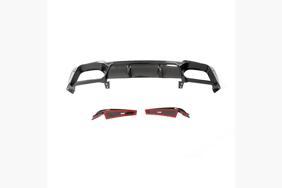 BMW X3 G01 2018- Dyfuzor tylnego zderzaka V1 do F97 2018-2021, Carbon Image