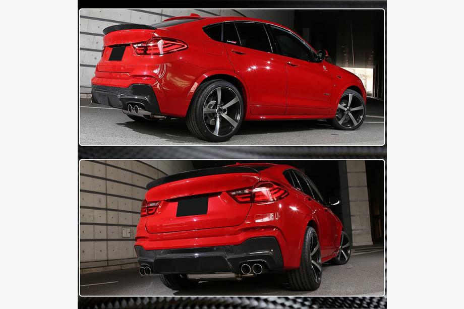 BMW X4 F26 2014-2018 Dyfuzor tylnego zderzaka (do M-Sport, Carbon) Zdjęcia 3