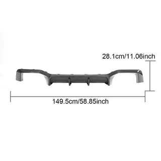 Dyfuzor tylnego zderzaka (do F98 2022-2025, Carbon) zdjęcia 2