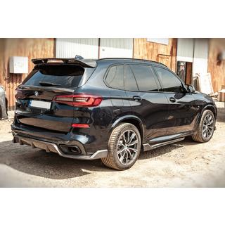 Dyfuzor tylnego zderzaka V2 (2018-2022, Prawdziwy Carbon) BMW X5 G05 2019–2026 zdjęcia 2