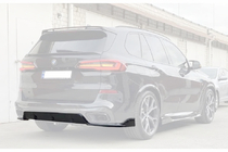 BMW X5 G05 2019–2026 Dyfuzor tylnego zderzaka V2 (2018-2022, Czarny Połysk) zdjęcia 1