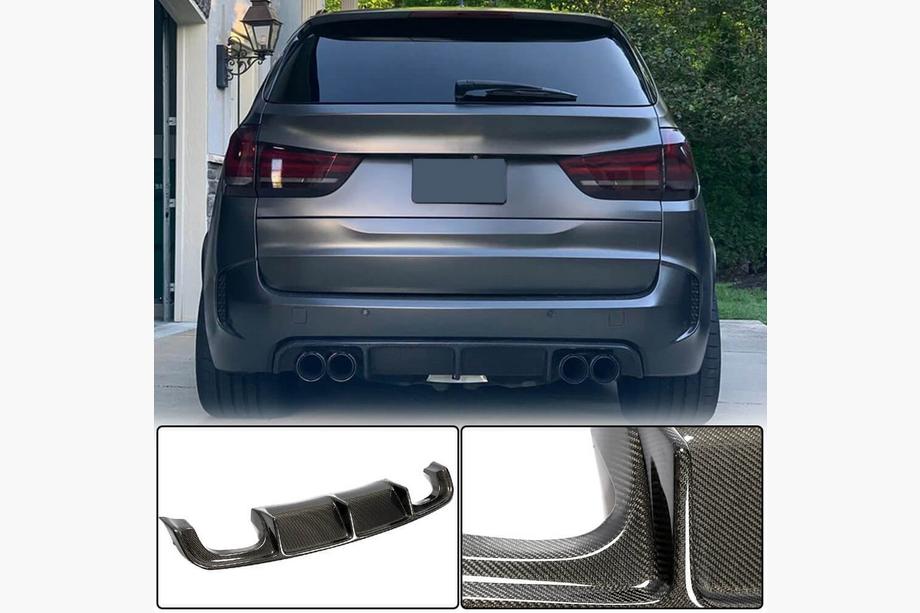BMW X5 F15 2013-2018 Dyfuzor tylny V2 (do F85, karbon) Zdjęcia 2