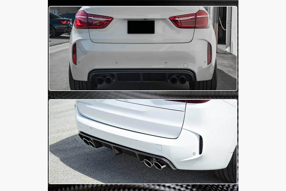 BMW X5 F15 2013-2018 Dyfuzor tylny V2 (do F85, karbon) Zdjęcia 4