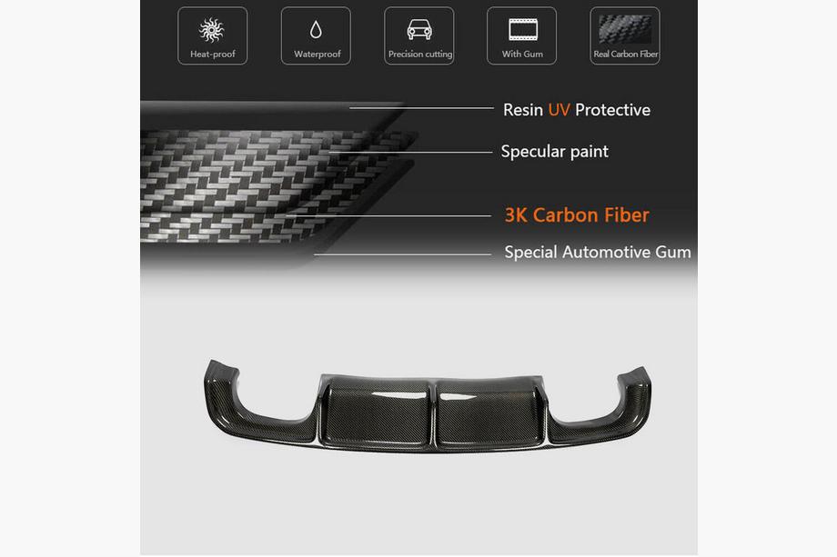 BMW X5 F15 2013-2018 Dyfuzor tylny V2 (do F85, karbon) Zdjęcia 6