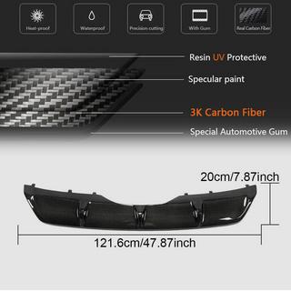 Dyfuzor tylnego zderzaka V1 (do Base, Carbon) BMW X6 F16 2014-2019 zdjęcia 4