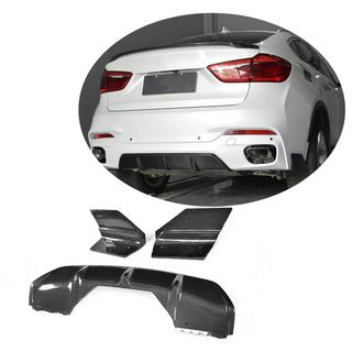 Dyfuzor Tylnego Zderzaka V1 (do M-Sport, Carbon) BMW X6 F16 2014-2019 zdjęcia 1