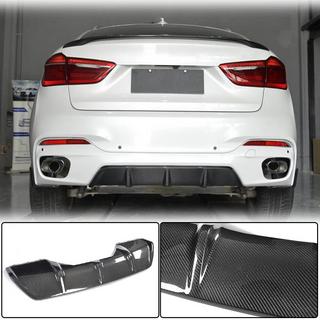 Dyfuzor Tylniego Zderzaka V2 (do M-Sport, Carbon) BMW X6 F16 2014-2019 zdjęcia 1