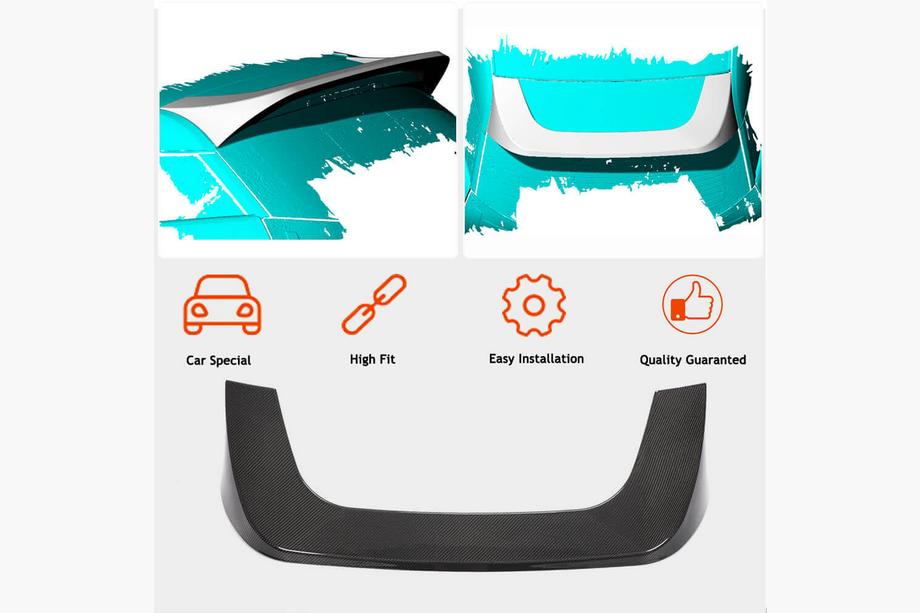 BMW I3 2013-2022 Spoiler tylnej szyby FRP V2 Zdjęcia 4