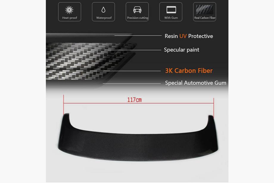 BMW X5 F15 2013-2018 Spojler V2 (Carbon) Zdjęcia 4