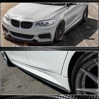 Nakładki progowe (do M-Sport, Carbon) BMW 2 Series F22/F23 2014-2021 zdjęcia 3