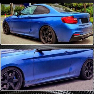 Nakładki progowe (do M-Sport, Carbon) BMW 2 Series F22/F23 2014-2021 zdjęcia 4