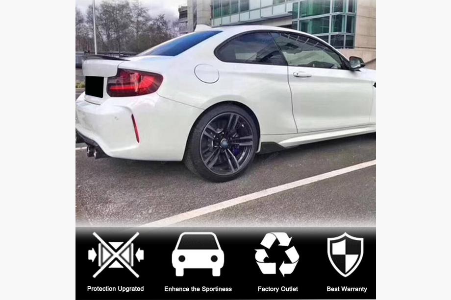 BMW 2 Series F22/F23 2014-2021 Nakładki progowe Carbon V5 (do M-Competition) Zdjęcia 3
