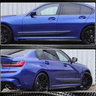 Nakładki progowe V4 (do G20 M-Sport, karbon) zdjęcia 2