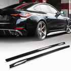 BMW 4 Series G22/23/26 2020- Nakładki progowe (do G26, Carbon) zdjęcia 1