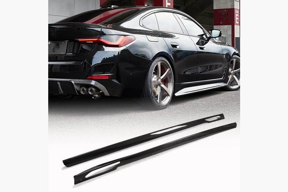 BMW 4 Series G22/23/26 2020- Nakładki progowe (do G26, Carbon) Image