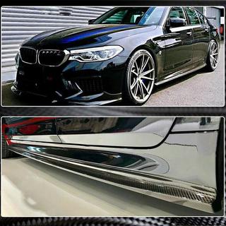Nakładki progów V2 (do M-Sport/M5, karbon) BMW Seria 5 G30/G31 2017–2023 zdjęcia 4