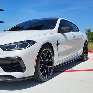 Nakładki progowe V1 (do G16 M-Sport/F93 M8, Carbon) BMW 8 Series G14/G15/G16 2018- zdjęcia 2