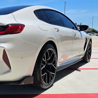 Nakładki progowe V1 (do G16 M-Sport/F93 M8, Carbon) BMW 8 Series G14/G15/G16 2018- zdjęcia 3