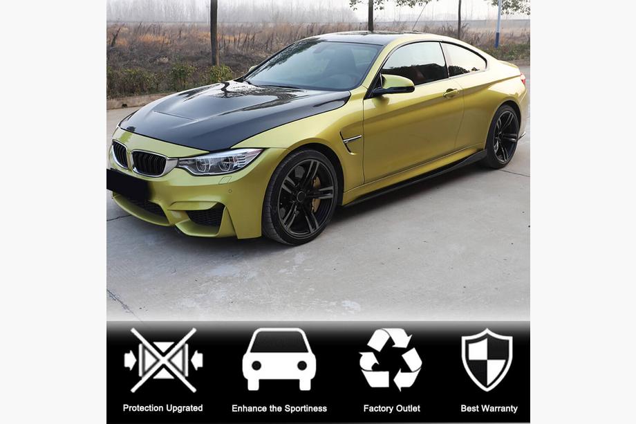 BMW 4 Series F32/F33/F36 2012-2020 Nakładki progowe V2 (do F82/F83, Carbon) Zdjęcia 2