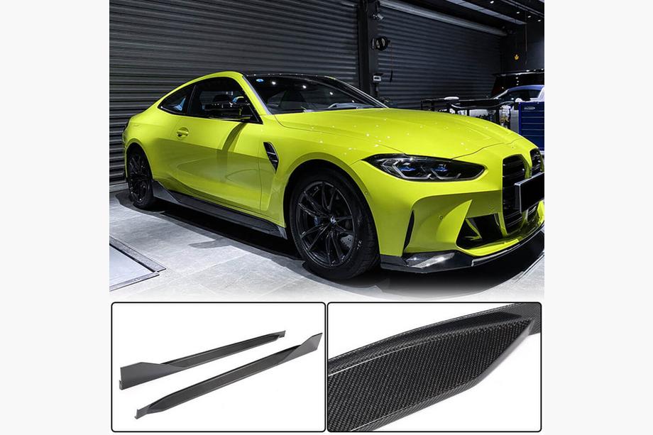 BMW 4 Series G22/23/26 2020- Nakładki progowe Dry Carbon V2 (do G82/G83) Image