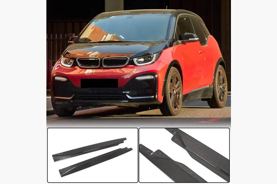 BMW I3 2013-2022 Nakładki na Progi (Carbon) Image
