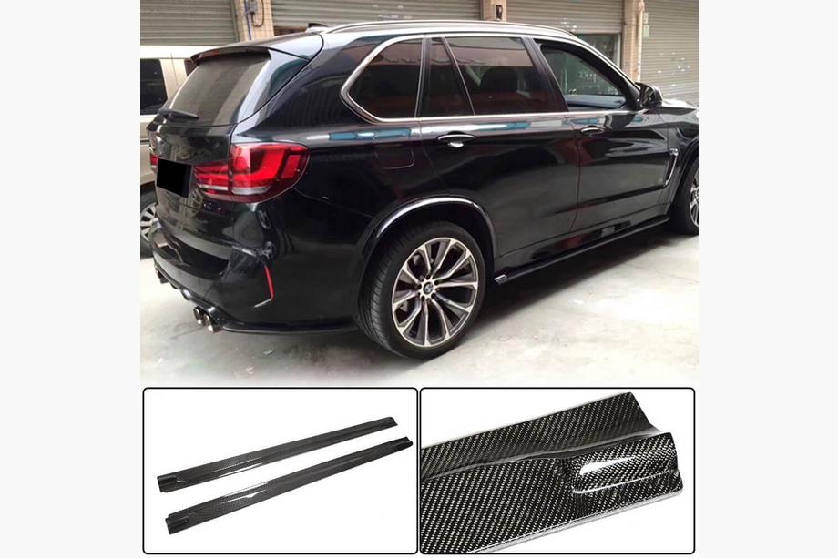 BMW X5 F15 2013-2018 Nakładki progowe (do F85, Carbon) Image