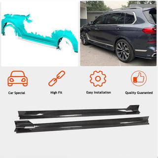 Nakładki progowe (do M-Sport, Carbon) BMW X7 G07 2019- zdjęcia 3