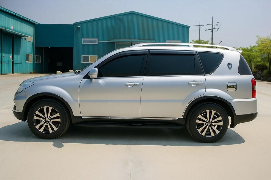 SsangYong Rexton I 2001-2017 Zewnetrzne Ozdobne Listwy Okien Stal Nierdzewna (4 szt) OmsaLine - Włoska Stal Nierdzewna Zdjęcia 3