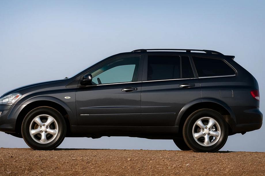 SsangYong Kyron 2005-2014 Zewnetrzne listwy okienne stal nierdzewna (6 szt) Image
